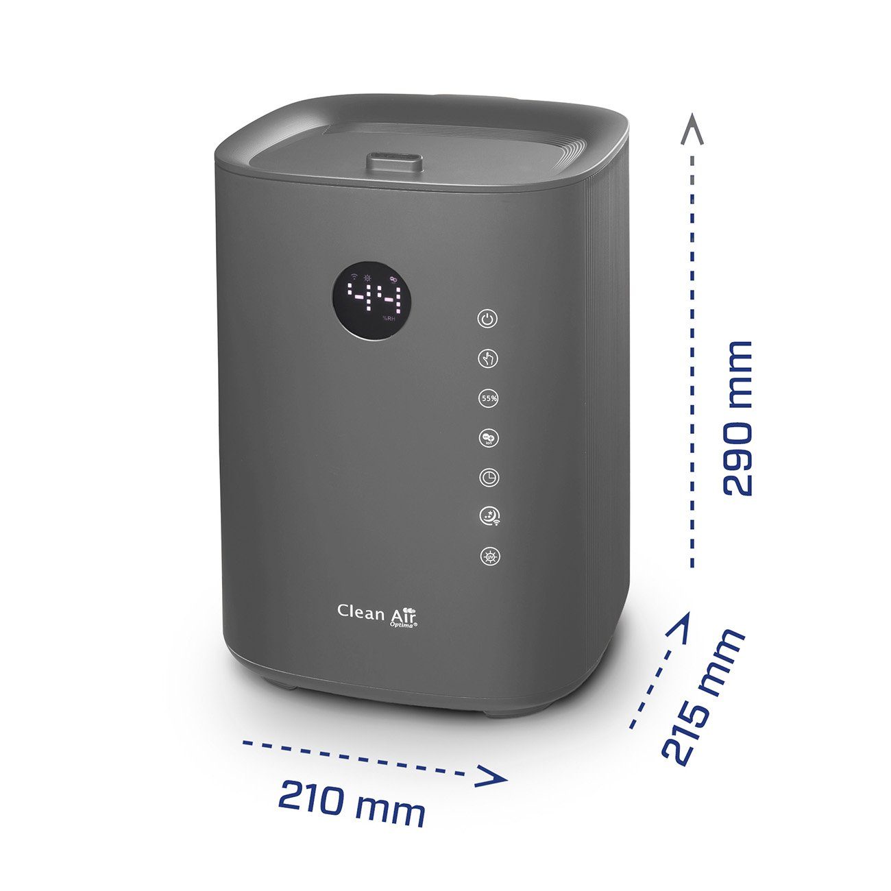 Clean Air Optima Luftbefeuchter CA-605T Smart Top Filling, 3,8 l Wassertank, Clean Air Optima® App