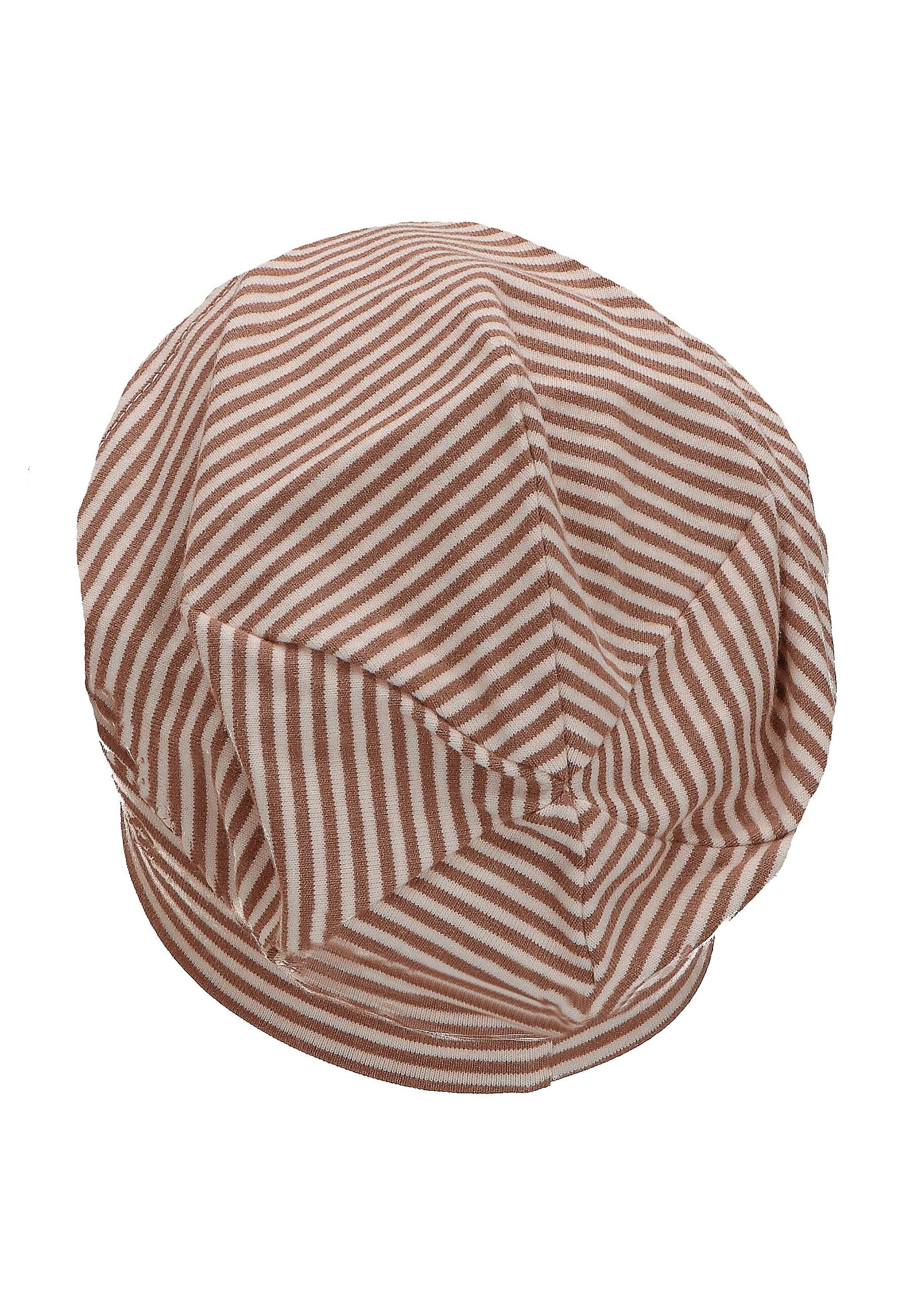 GOTS Slouch-Beanie aus Jersey (Bio) mit Ringel