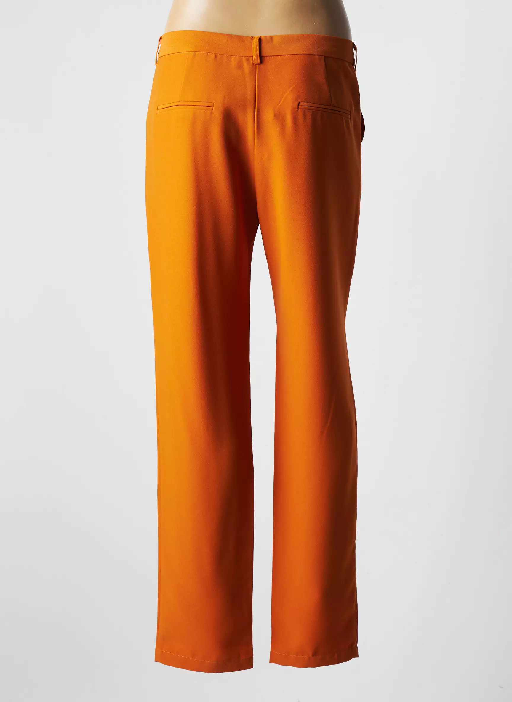 La Petite Etoile Pantalons Droits Femme couleur orange