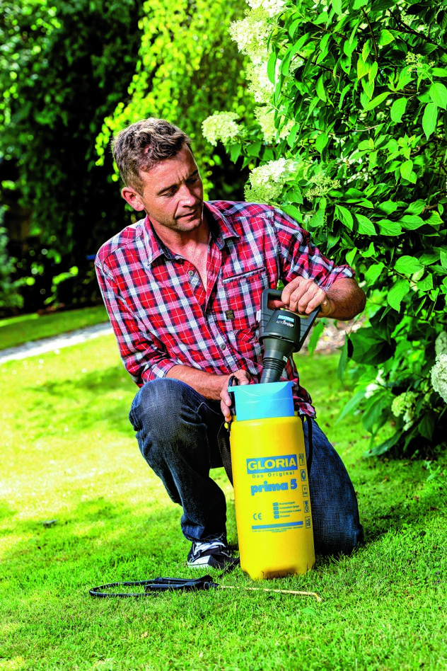 Gloria 000910.0000 AutoPumpSet Pulverizador de niebla incl. pulverizador de presión de 5 litros NBR