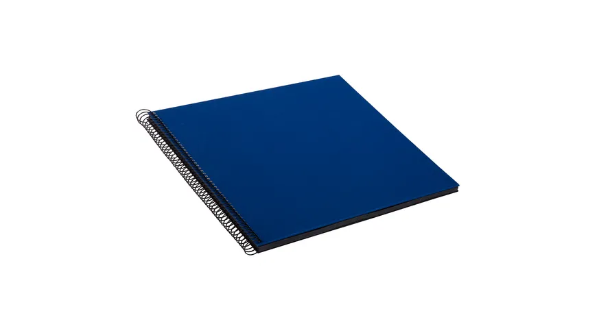 goldbuch Spiralalbum Bella Vista blau mit schwarzen Seiten, 30x34 cm