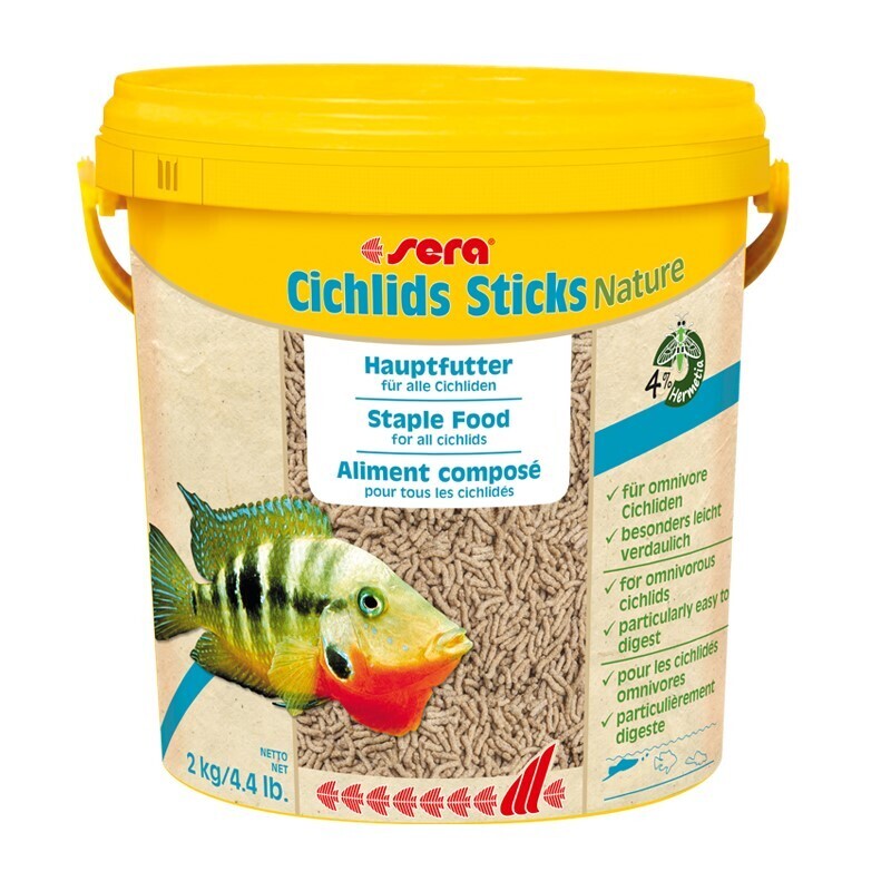 Sera Hauptfutter Sera Cichlids Sticks Nature 10l