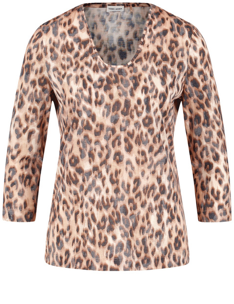 3/4 Arm Shirt in Ausbrenner-Qualität