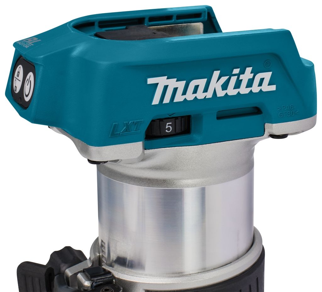 Router Makita DRT50Z 18 V Li-ion fără baterii și încărcător
