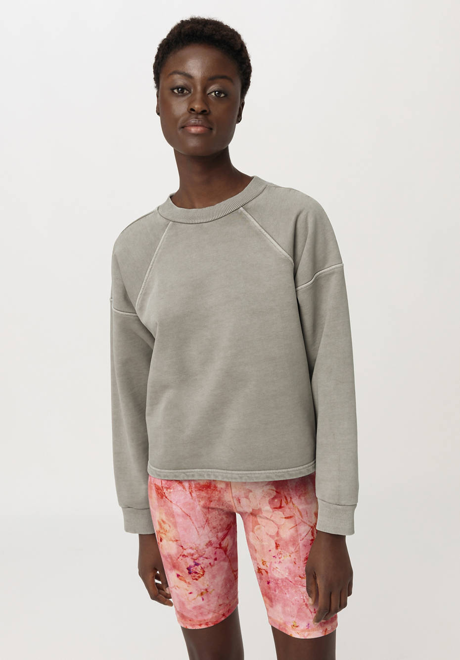 Sweatshirt mineralgefärbt aus reiner Bio-Baumwolle