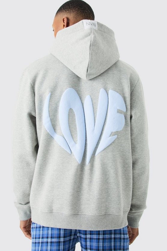 Love Hoodie & Flannel Loungewear-Hose