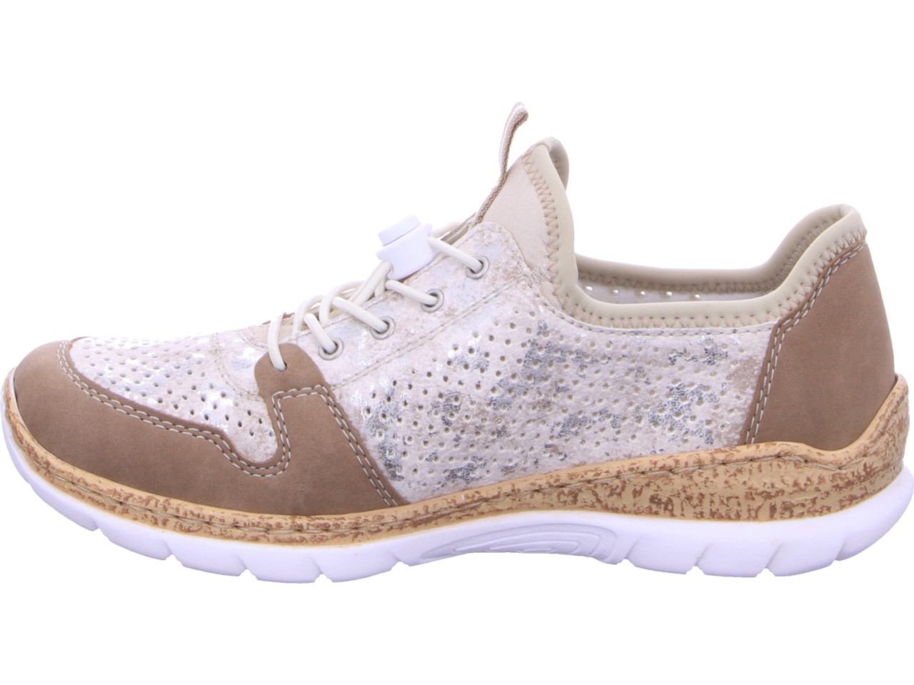 RIEKER Stiefeletten beige