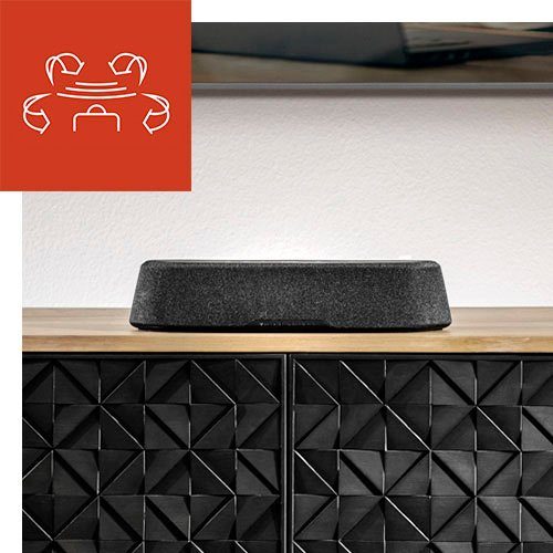 Polk Magnifi Mini AX Stereo Soundbar (Bluetooth, WLAN (WiFi), mit Wireless-Subwoofer)