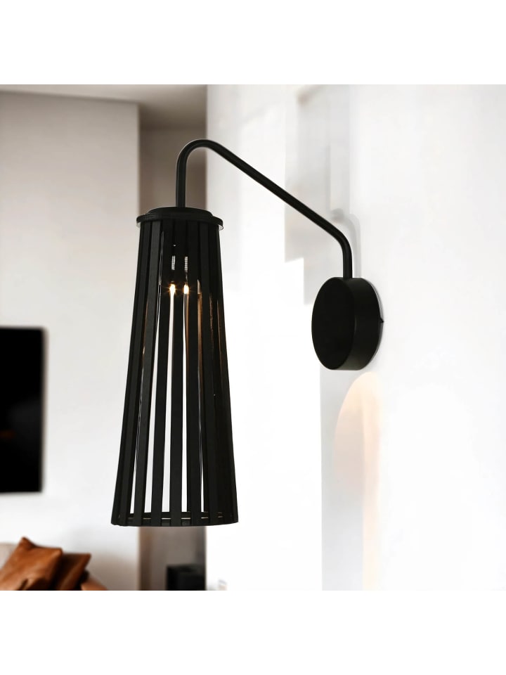 Licht-Erlebnisse Wandlampe in Schwarz günstig kaufen onesize
