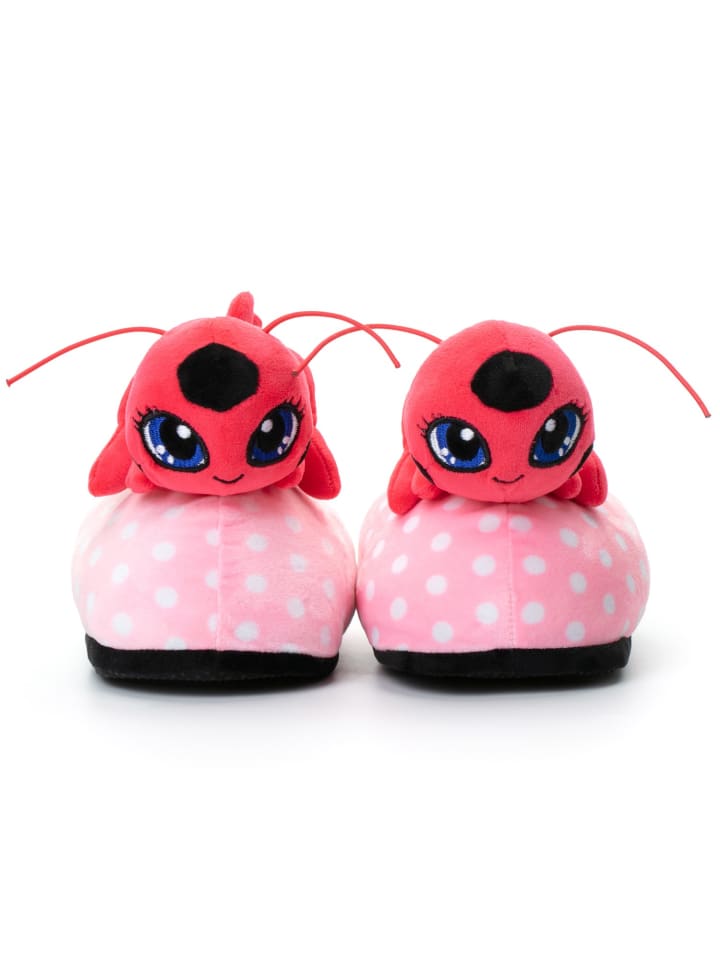 Corimori Hausschuhe Miraculous Ladybug Erwachsene Onesizes 35-44 in Rot günstig kaufen 34-44