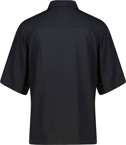 Marc O'Polo Damen Hemdbluse Regular Fit Kurzarm