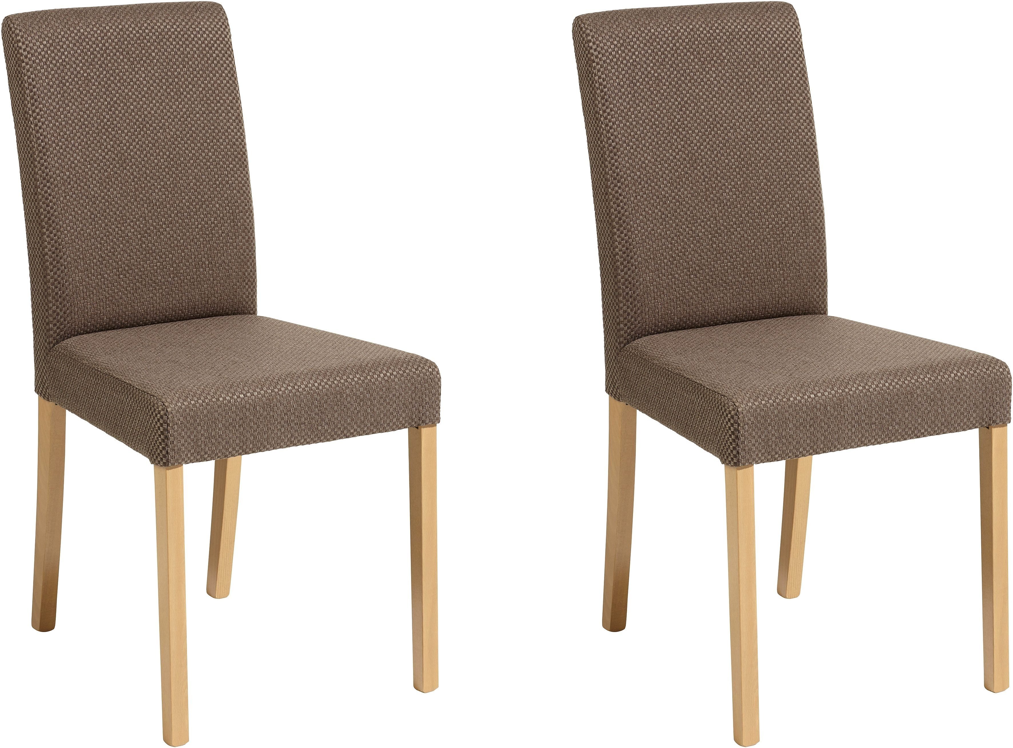 SCHÖSSWENDER 4-Fußstuhl Baden (Set, 2 St), Gestell Massivholz