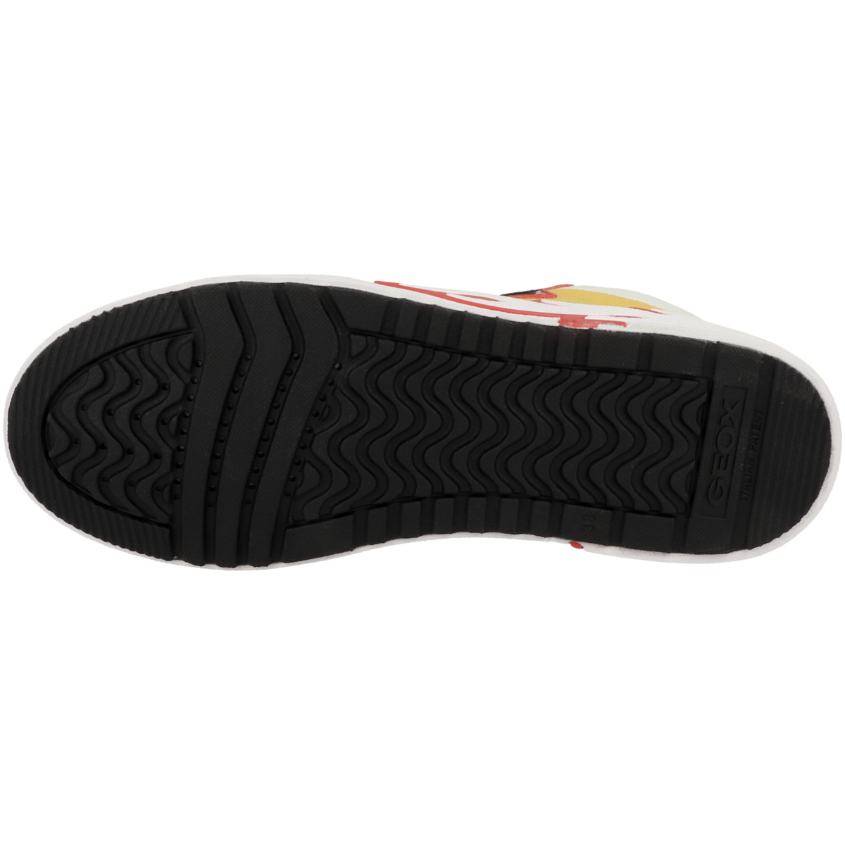 Geox J Alphabeet B. F Sneaker mid gelb