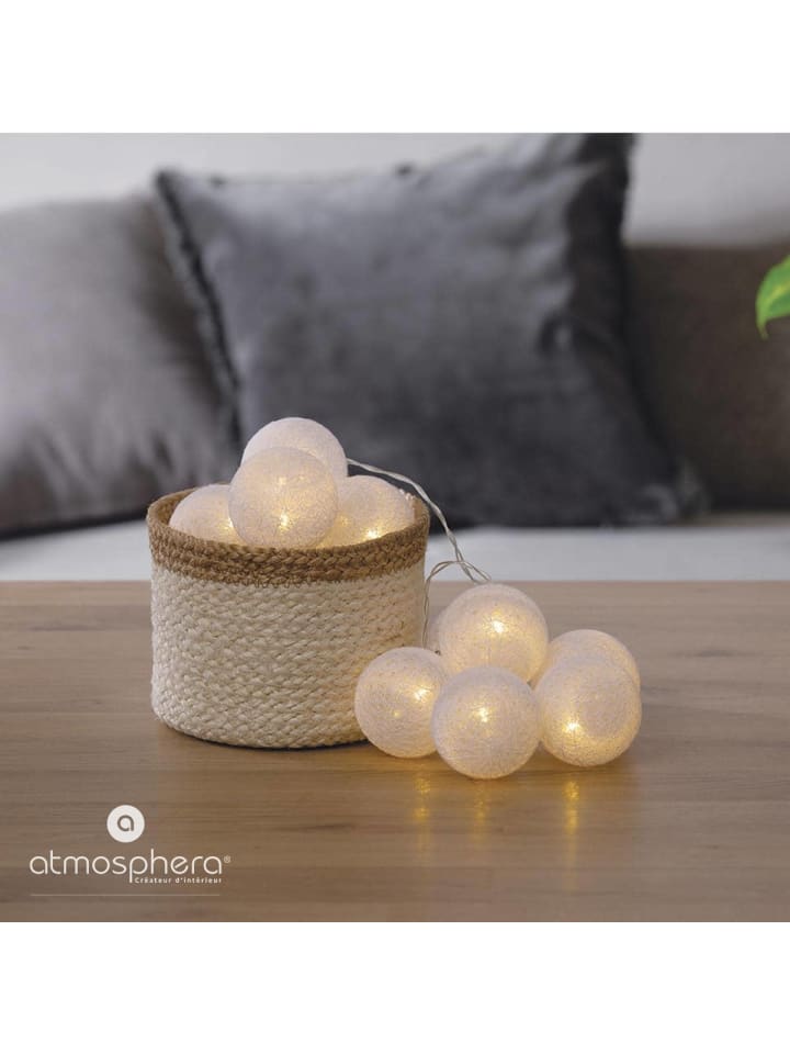 Atmosphera Créateur d'intérieur LED-Girlande in weiß günstig kaufen onesize