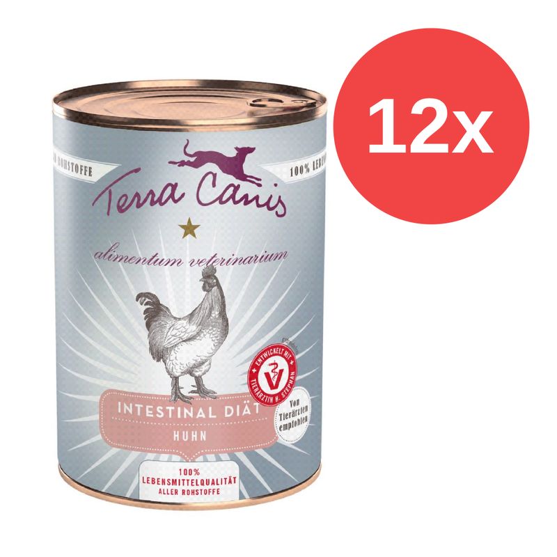 Sparpaket Terra Canis Alimentum Veterinarium Intestinal 12 x 400 g