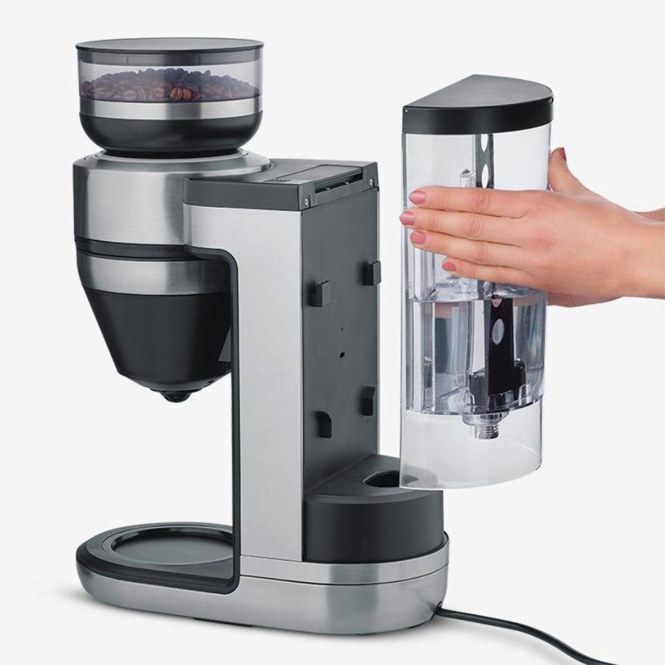Severin Filterkaffeemaschine KA 4851 FILKA, Goldton-Filter, Edelstahl-Thermoskanne, Warmhaltefunktion, LED-Touch-Display