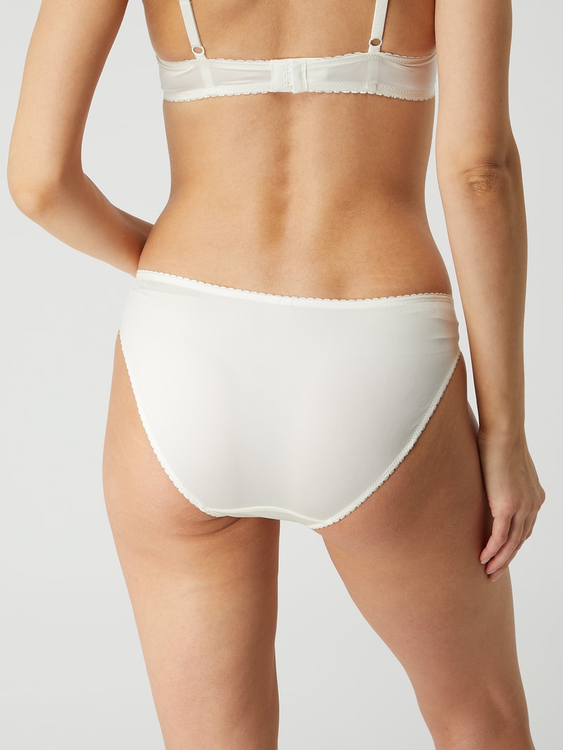 Slip aus Mikrofaser in beige