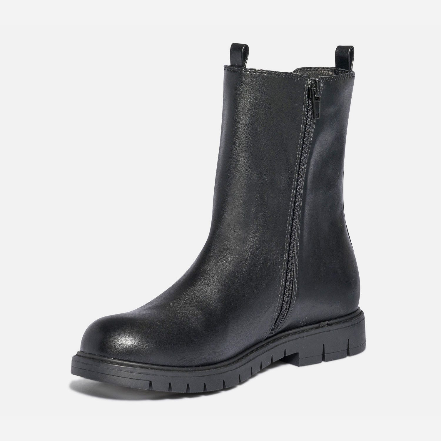 Chelsea boots noir à semelle crantée