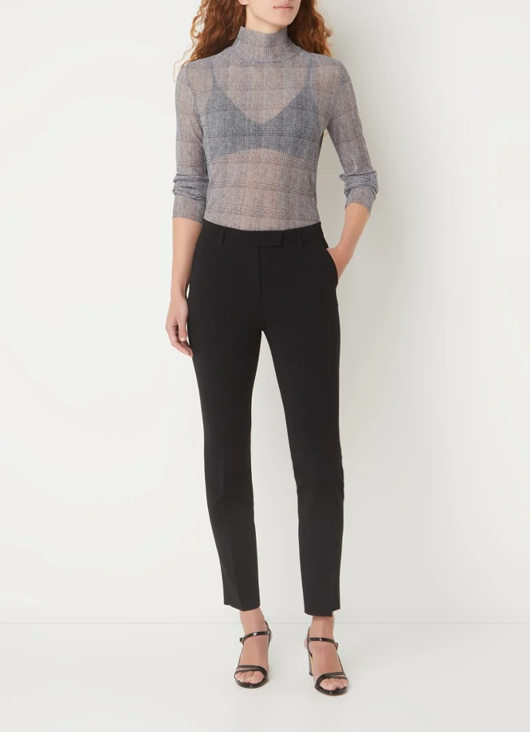 Top Emata semi-transparent în carouri de la HUGO BOSS