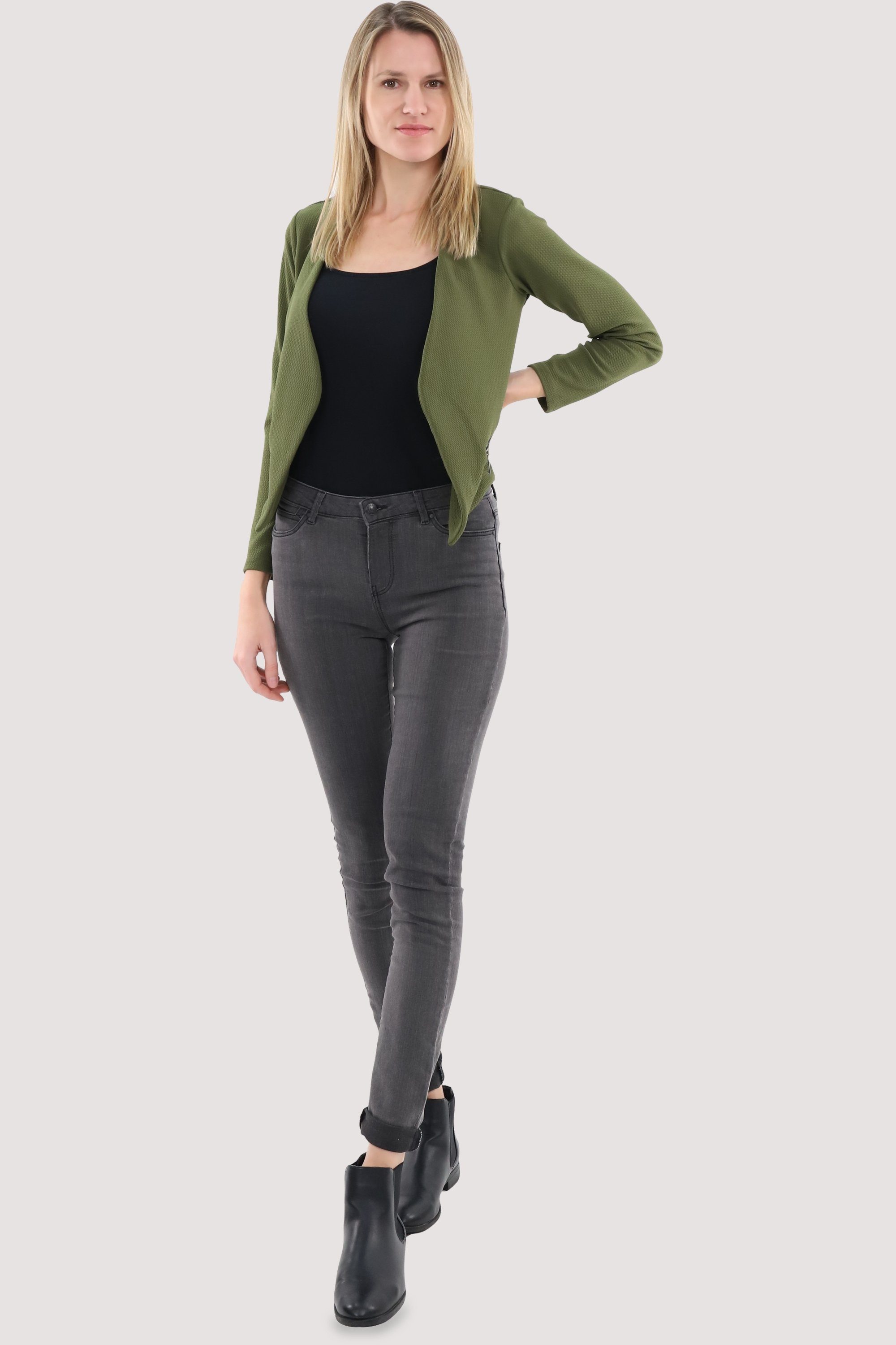 malito more than fashion Jackenblazer 6040 Sweatblazer im Basic-Look