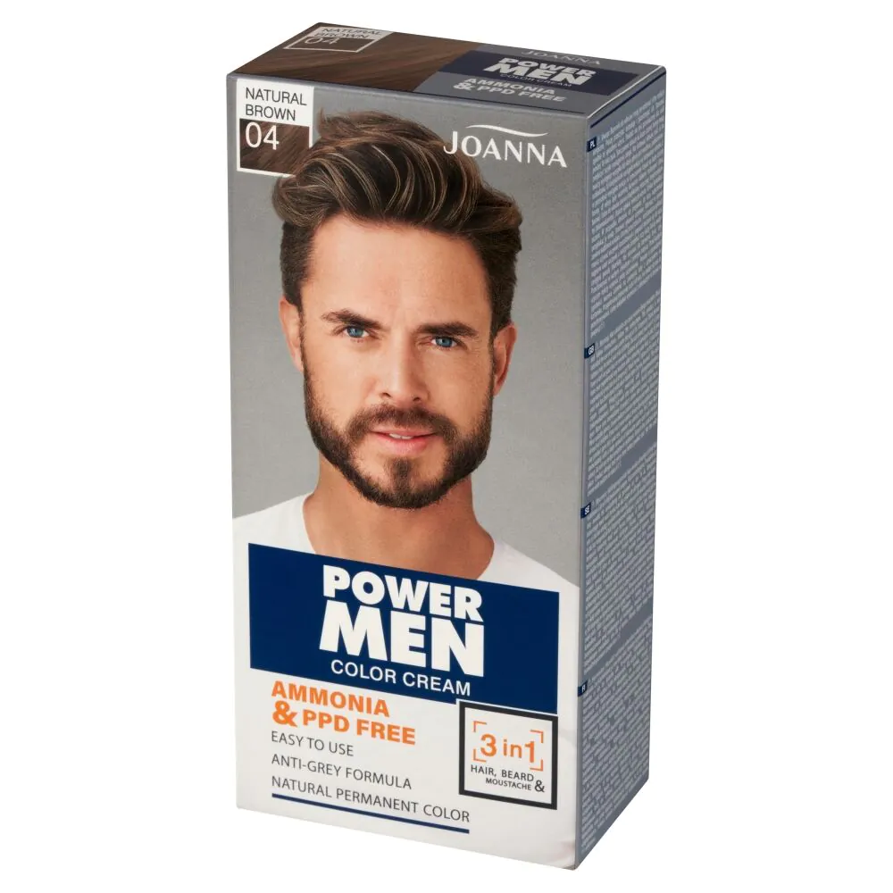 Joanna Power Man Color боја за косу 04 природно смеђа