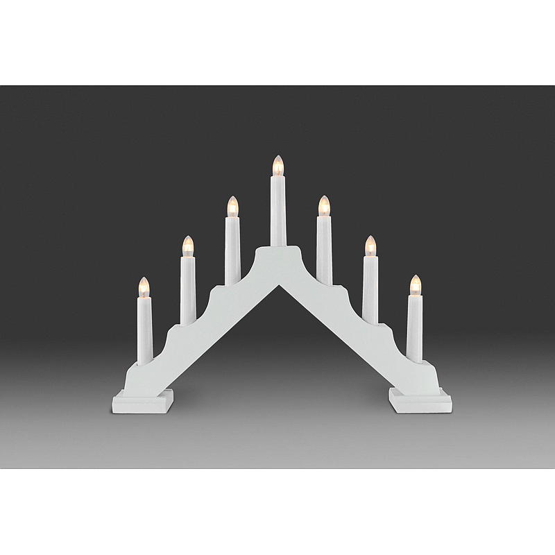 Home Adventsstake 7-armet, hvit, Jotunheim