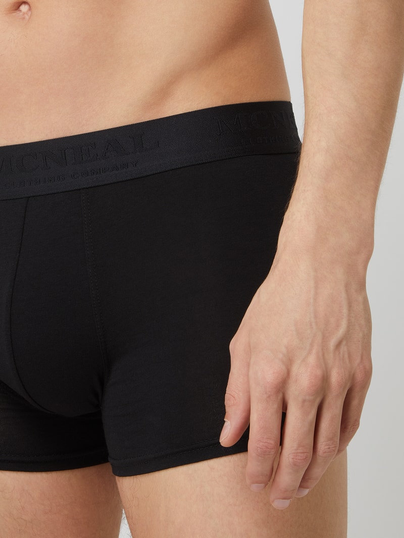 Trunks mit Logo-Bund im 7er-Pack in schwarz