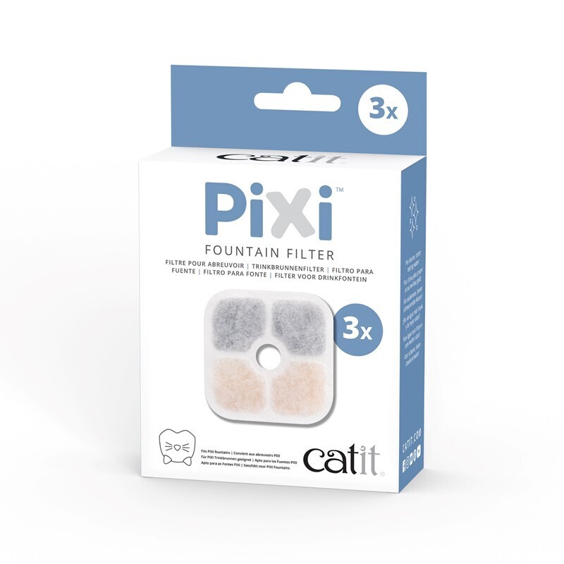 Catit Trinkbrunnen Catit Ersatzfilter Pixi Fountain Trinkbrunnen 3 Stück