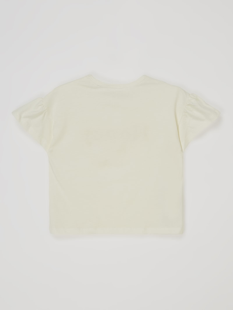 T-Shirt aus Baumwolle in offwhite