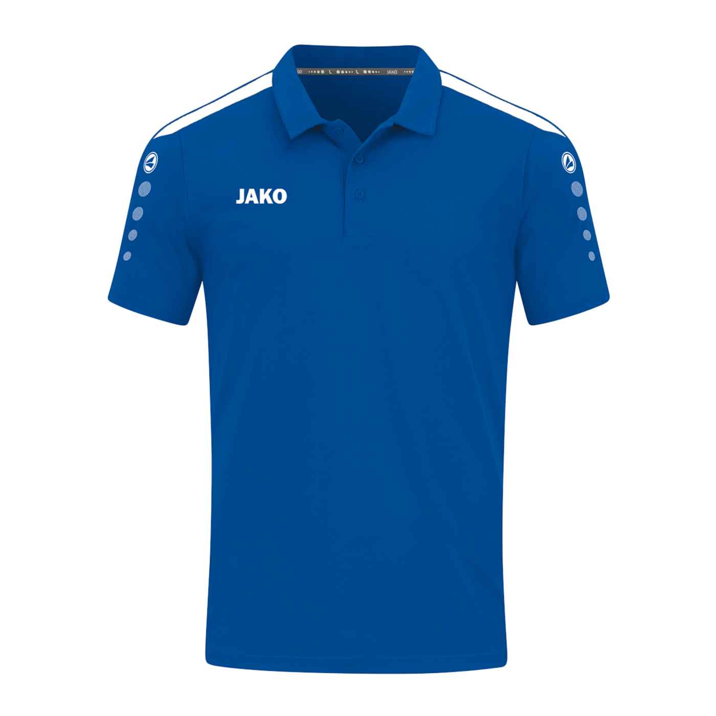 JAKO Power Poloshirt Kids Blau Weiss F400