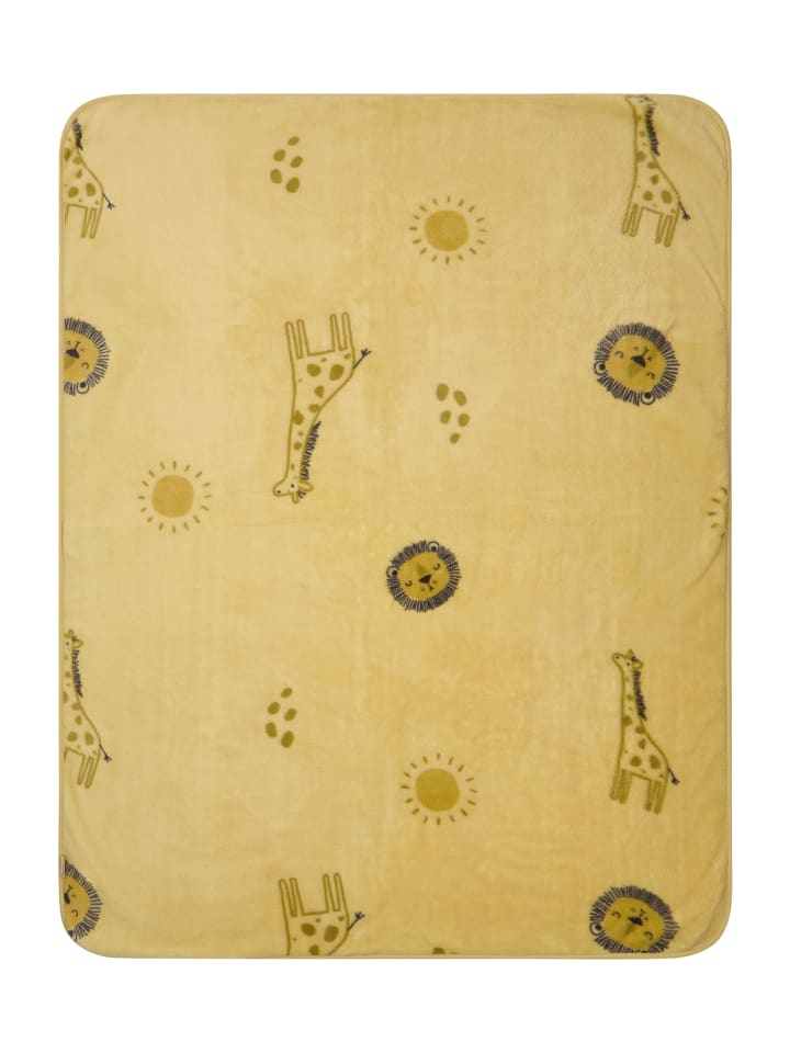Sterntaler Babydecke Plüsch SAFARI in ocker günstig kaufen onesize