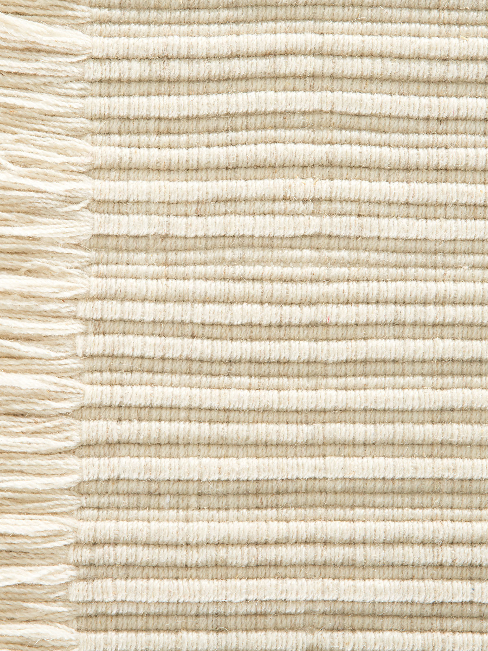 Larsbo Woll-Teppich, White