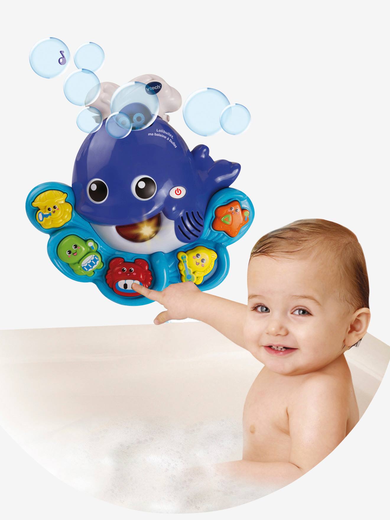 Lolibulles ma baleine à bulle VTECH multicolore