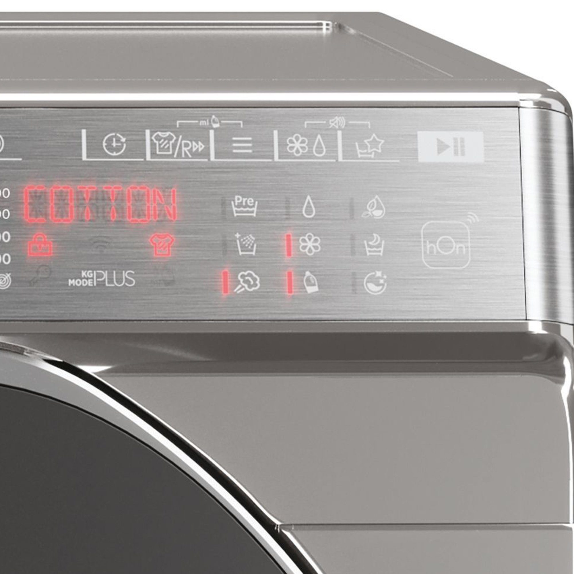 Hoover Waschmaschine H-WASH 550 Expert Design H5WPBD410AMBCR/S, 10 kg, 1400 U/min, Power Care, ActiveSteam, hOn App / Wi-Fi + Bluetooth, Mengenautomatik