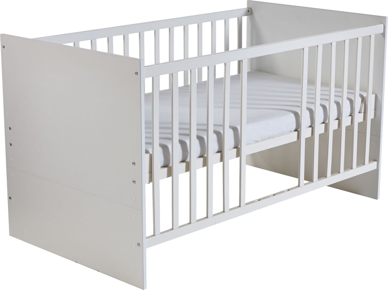 Roba Zimmerset 'Maren', inkl. Kombi-Bett 70 x 140 cm, Wickelkommode breit & Schrank 3-türig Weiß