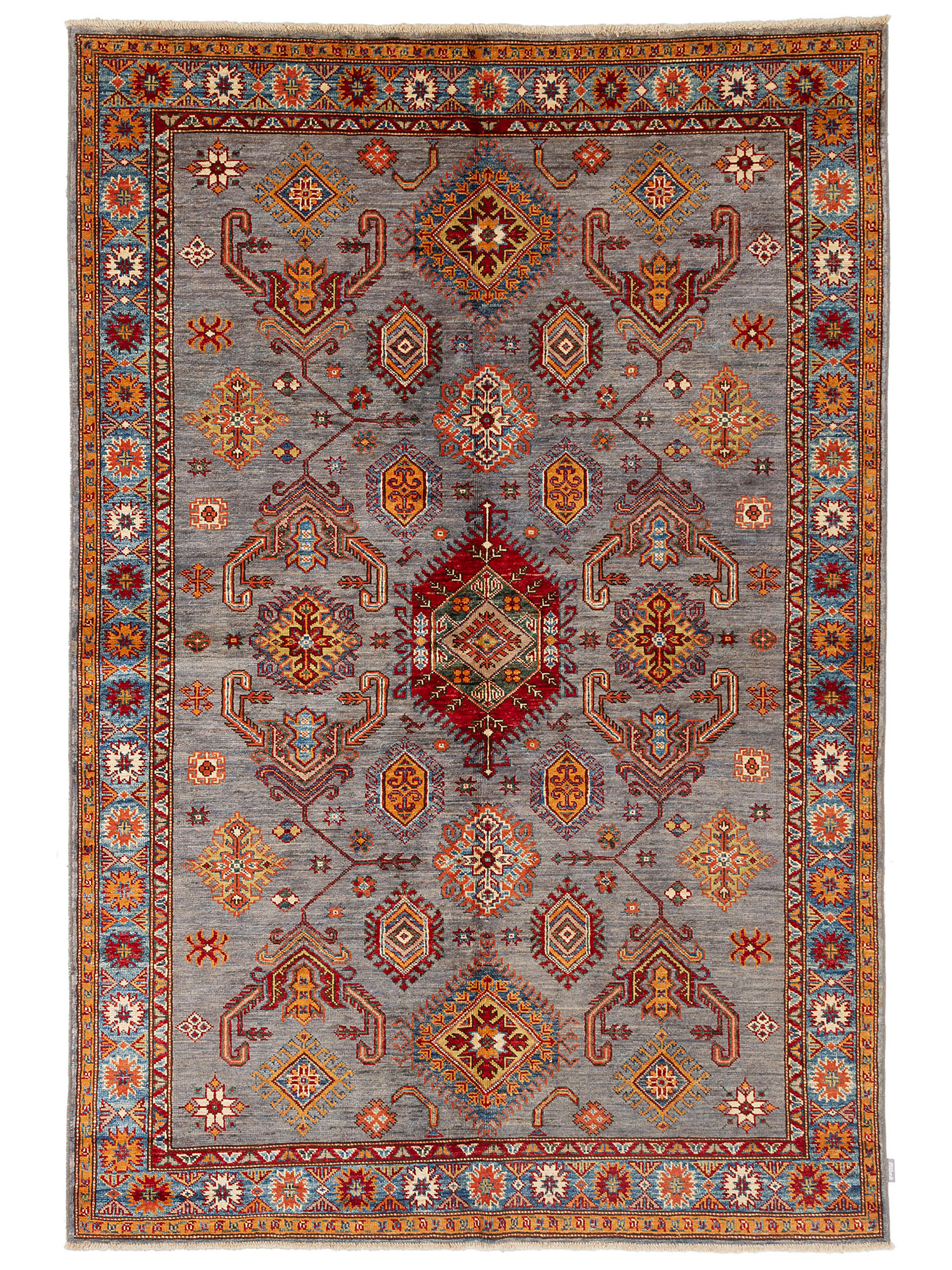 Kazak Ghazni ca. 150 x 224 cm, Unikat / Einzelstück