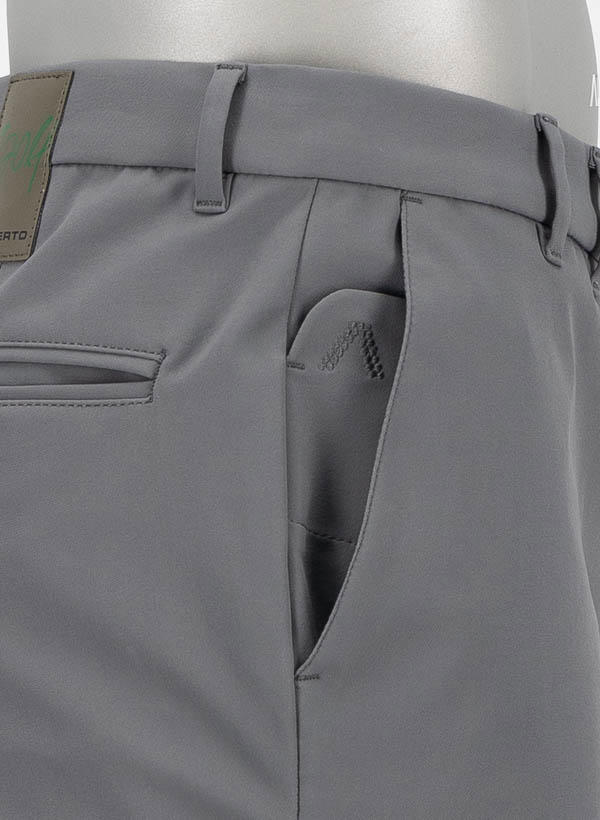 Alberto Golf, Golfhose Ian, Slim Fit, 3xDry®Cooler, zementgrau