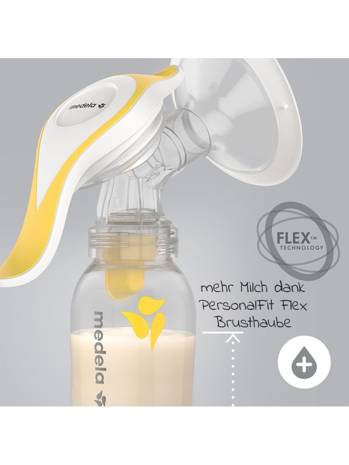 Medela Hand-Milchpumpe Harmony Flex in gelb günstig kaufen onesize