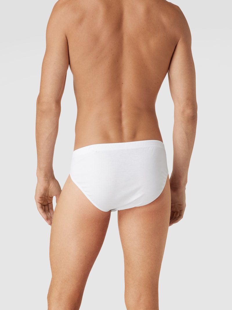 Slip mit Stretch-Anteil Modell 'CASUAL COTTON Jazz-Pants' in weiß