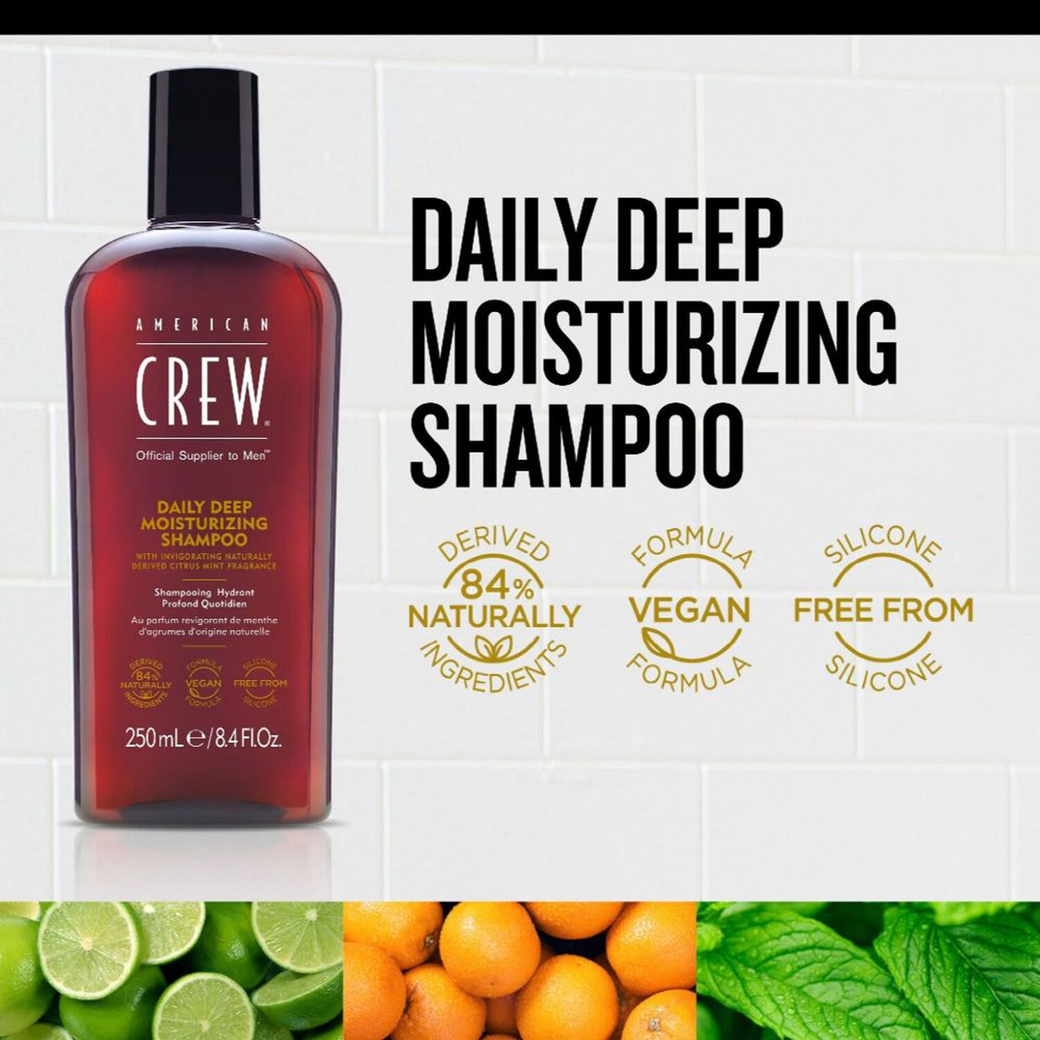 American Crew DAILY DEEP MOISTURIZING Shampoing Quotidien Hydratant
