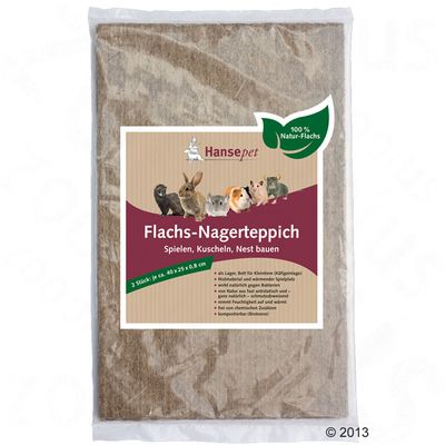 Hansepet Nagerteppich aus Flachs