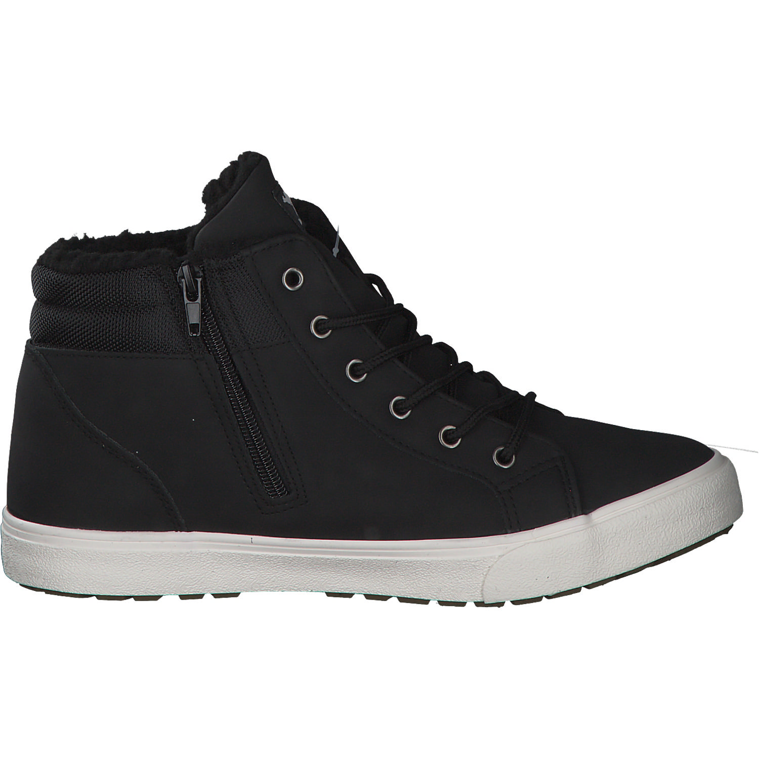 KangaROOS KaVu I 18000, Winterstiefel, Kinder, jet black/white