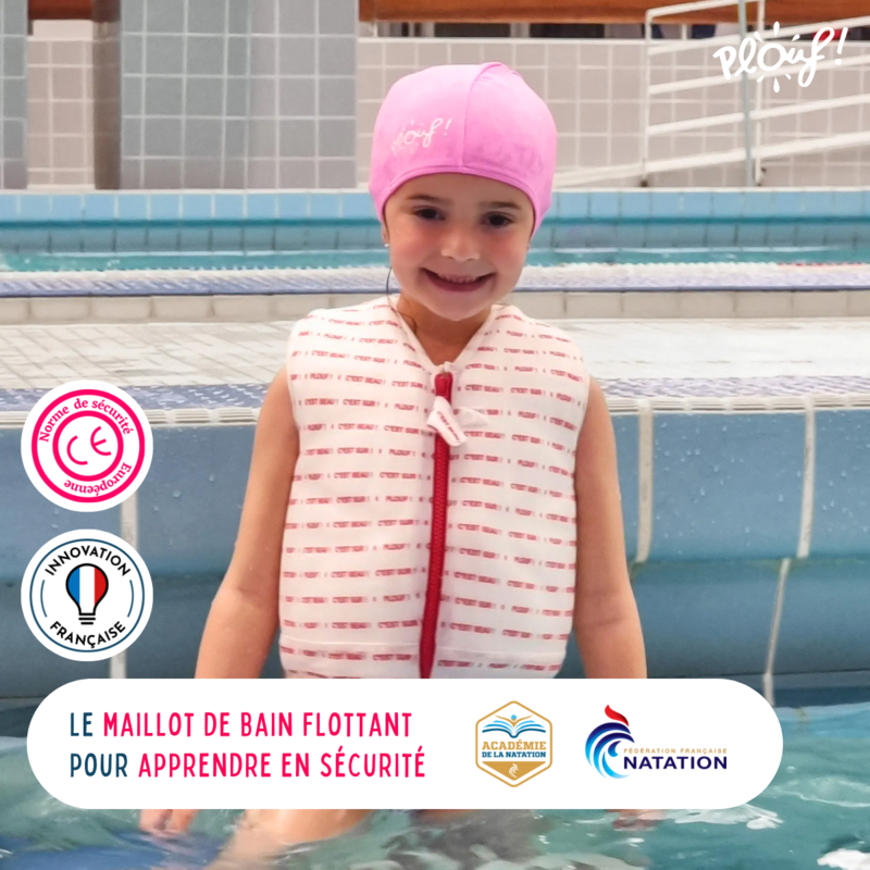 Maillot de bain flottant : Butterfly Blanc