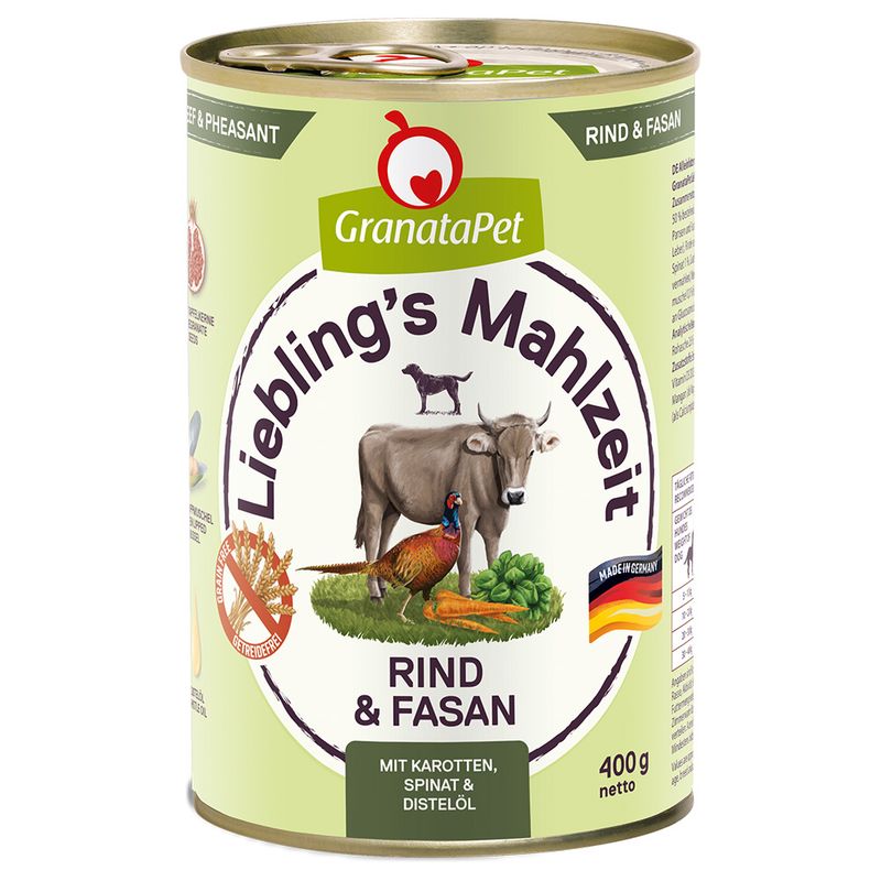Sparpaket GranataPet Liebling's Mahlzeit 24 x 400 g