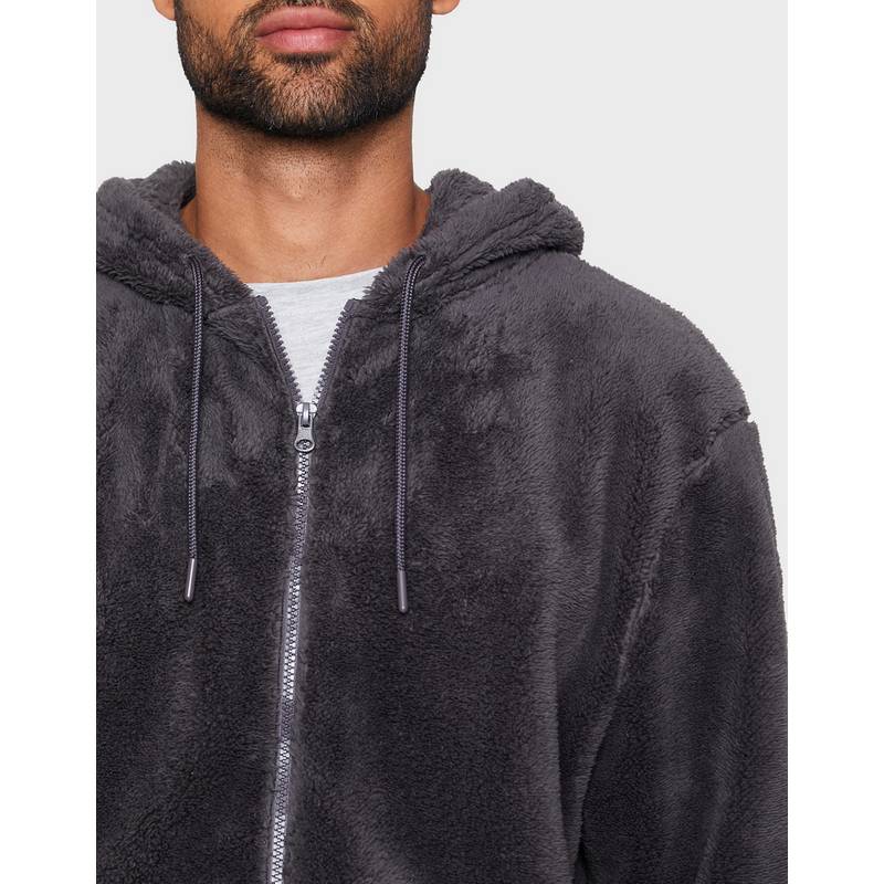Threadbare Franklin Borg Hoody Sweatjacke Herren