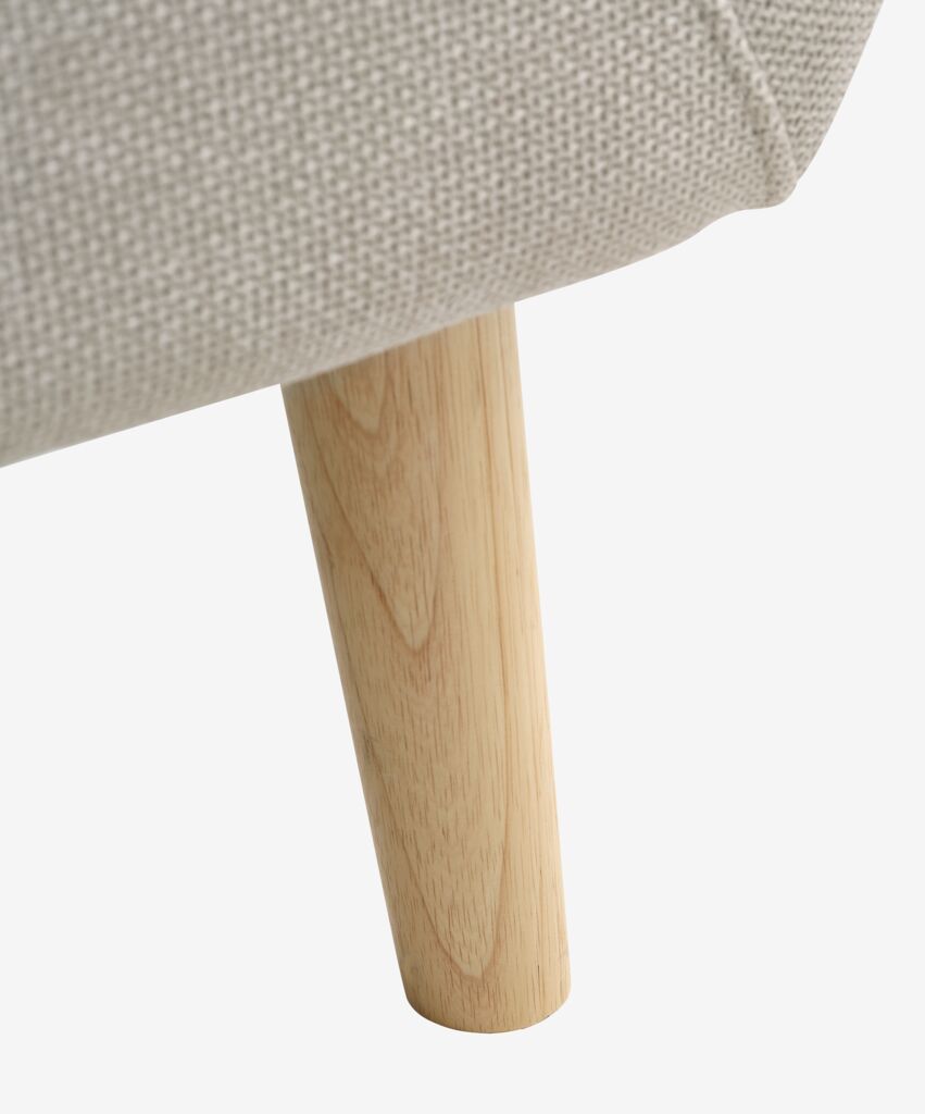 EGEDAL EGEDAL 2,5-seters sofa i beige/eik stoff