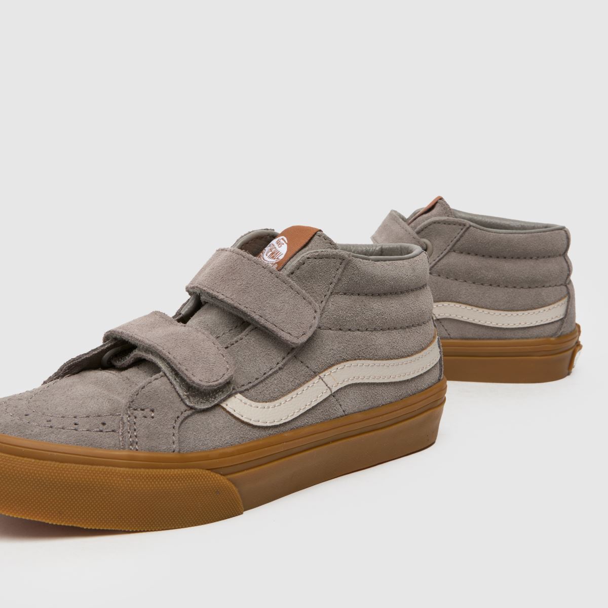 Vans világos szürke sk8-mid reissue v fiús junior cipők