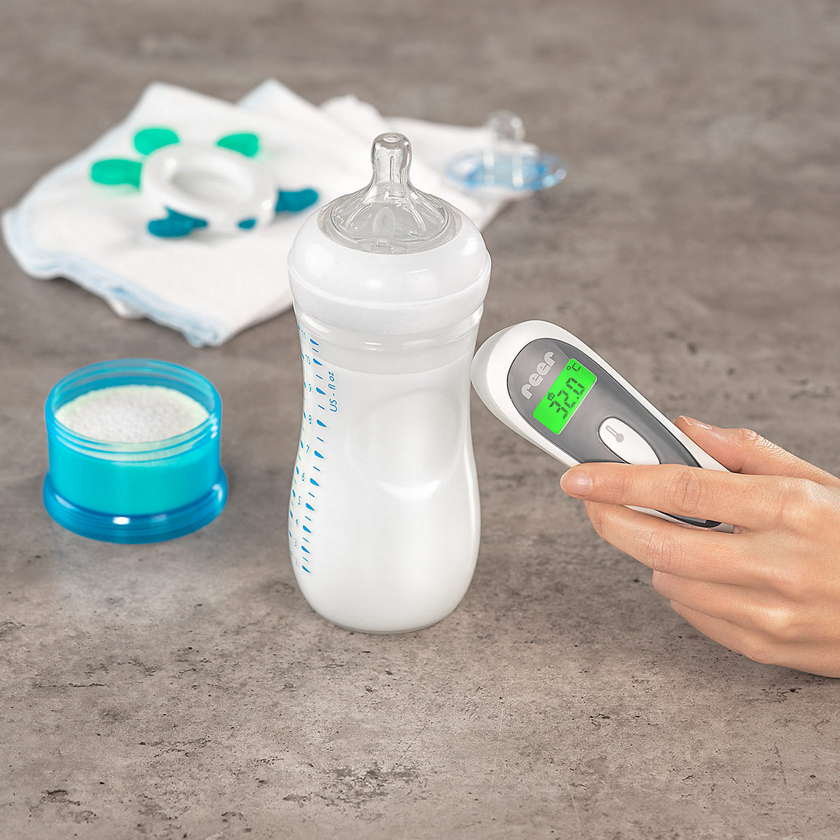 Colour SoftTemp 3in1 kontaktloses Infrarot-Thermometer