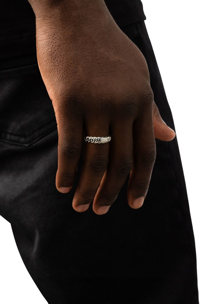 Buddha to Buddha  Nathalie XS ring van zilver