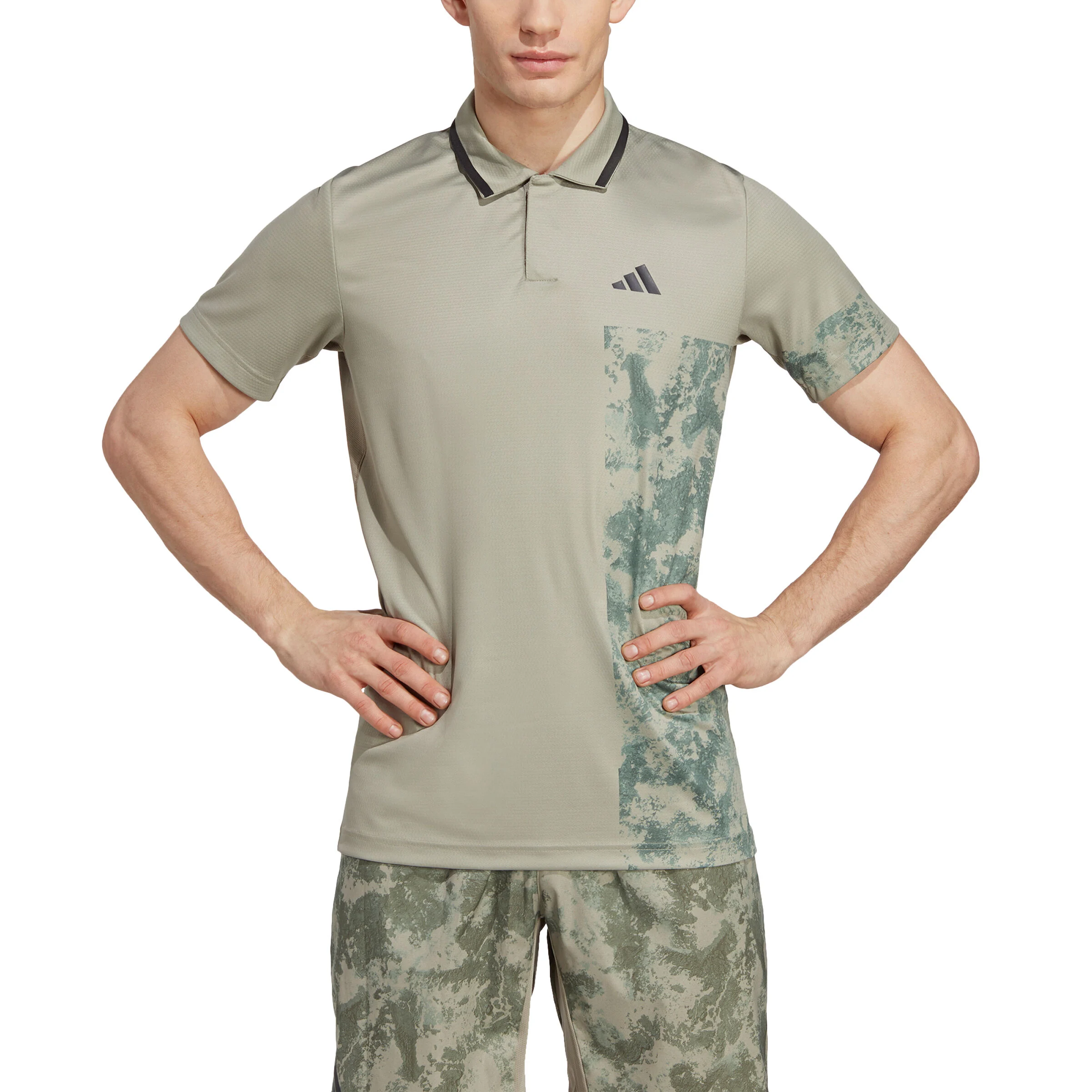 Paris Freelift Polo Herren - Grau